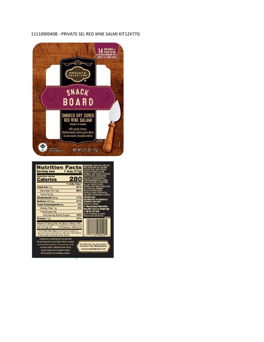 Private Selection and Greenfield Snack Boards Recalled for Undeclared Peanut