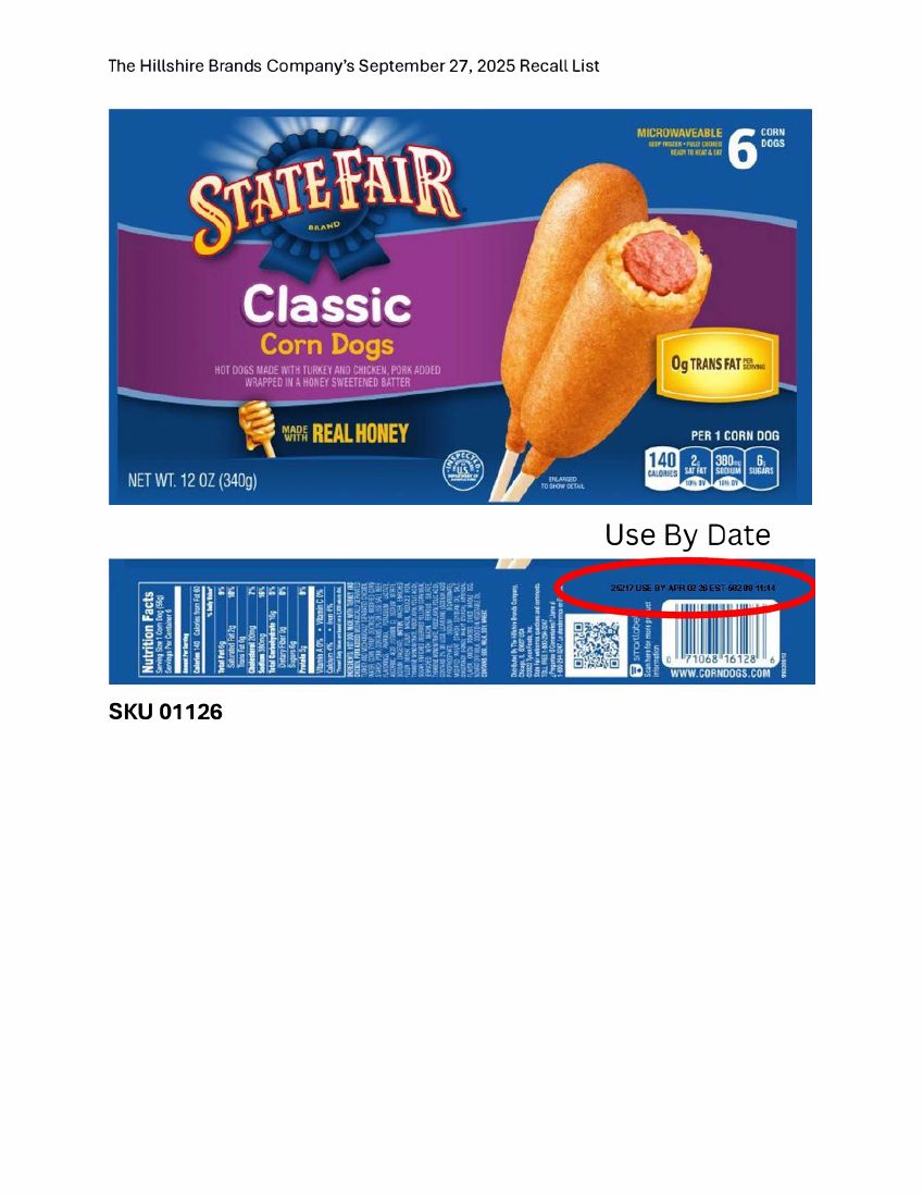 Jimmy Dean, State Fair, and Fresh to You Products Recalled for Wood Fragments