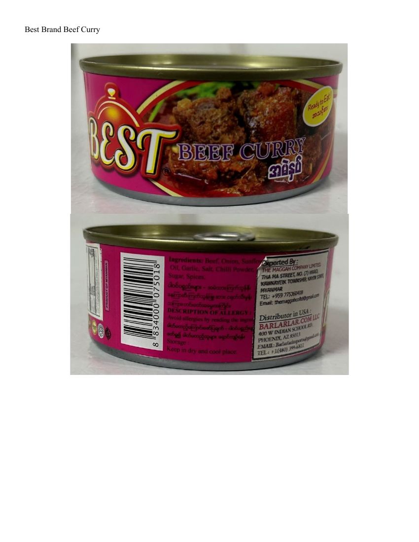 Various Meat and Poultry Products Recalled for Illegal Import