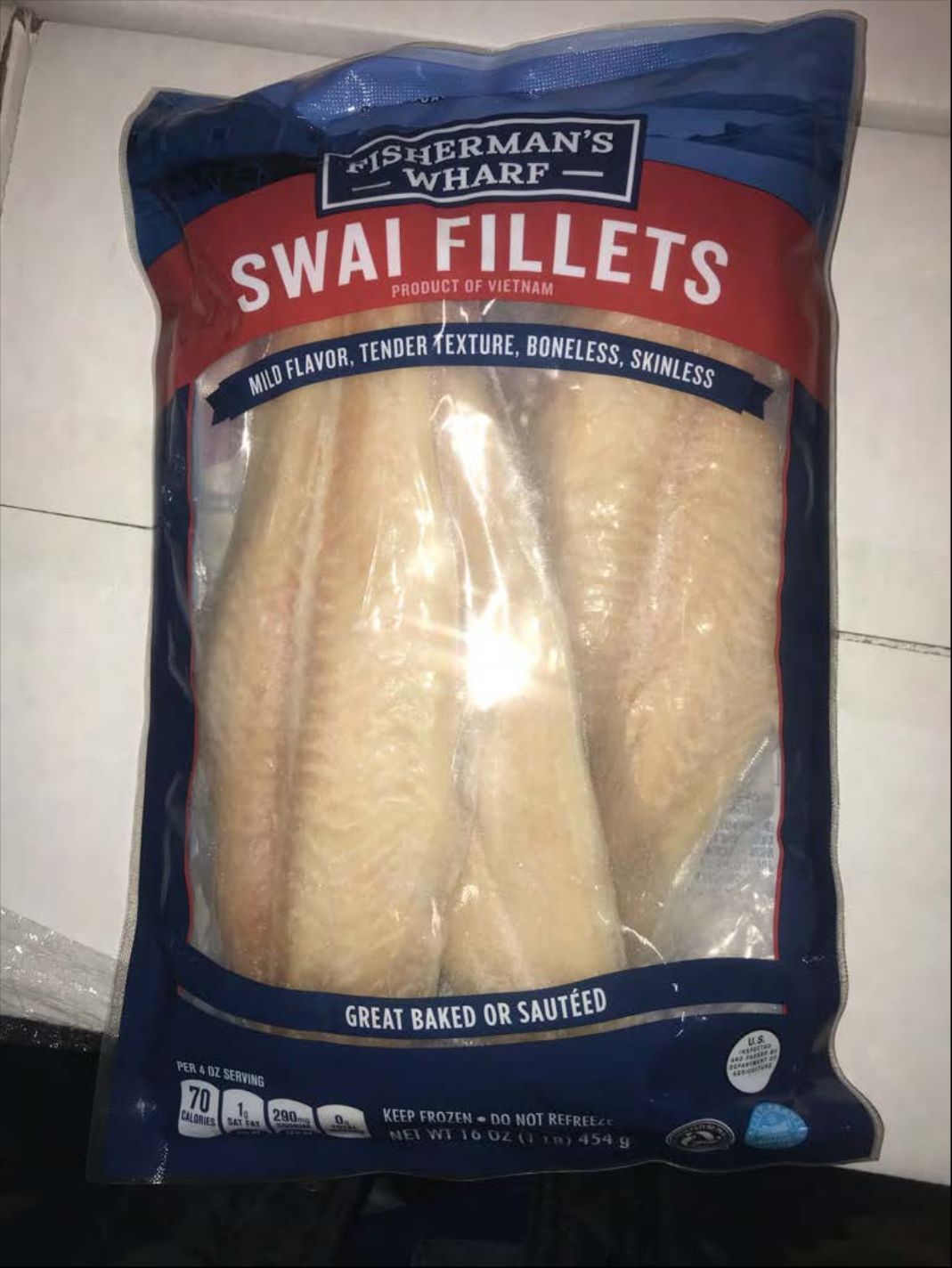 Fisherman's Wharf Swai Fillets Recalled for Lack of Inspection