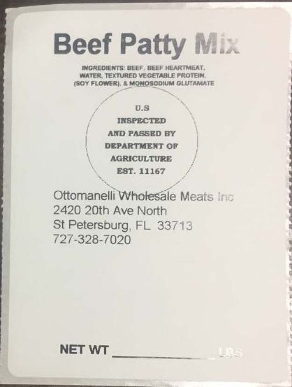 Ottomanelli Beef Patties Recalled for Possible E. coli Contamination
