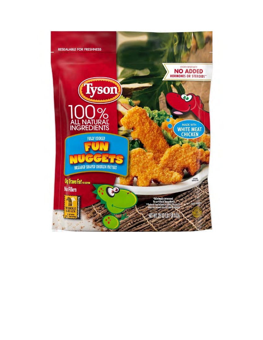 Tyson Fun Nuggets Recalled for Possible Metal Fragments