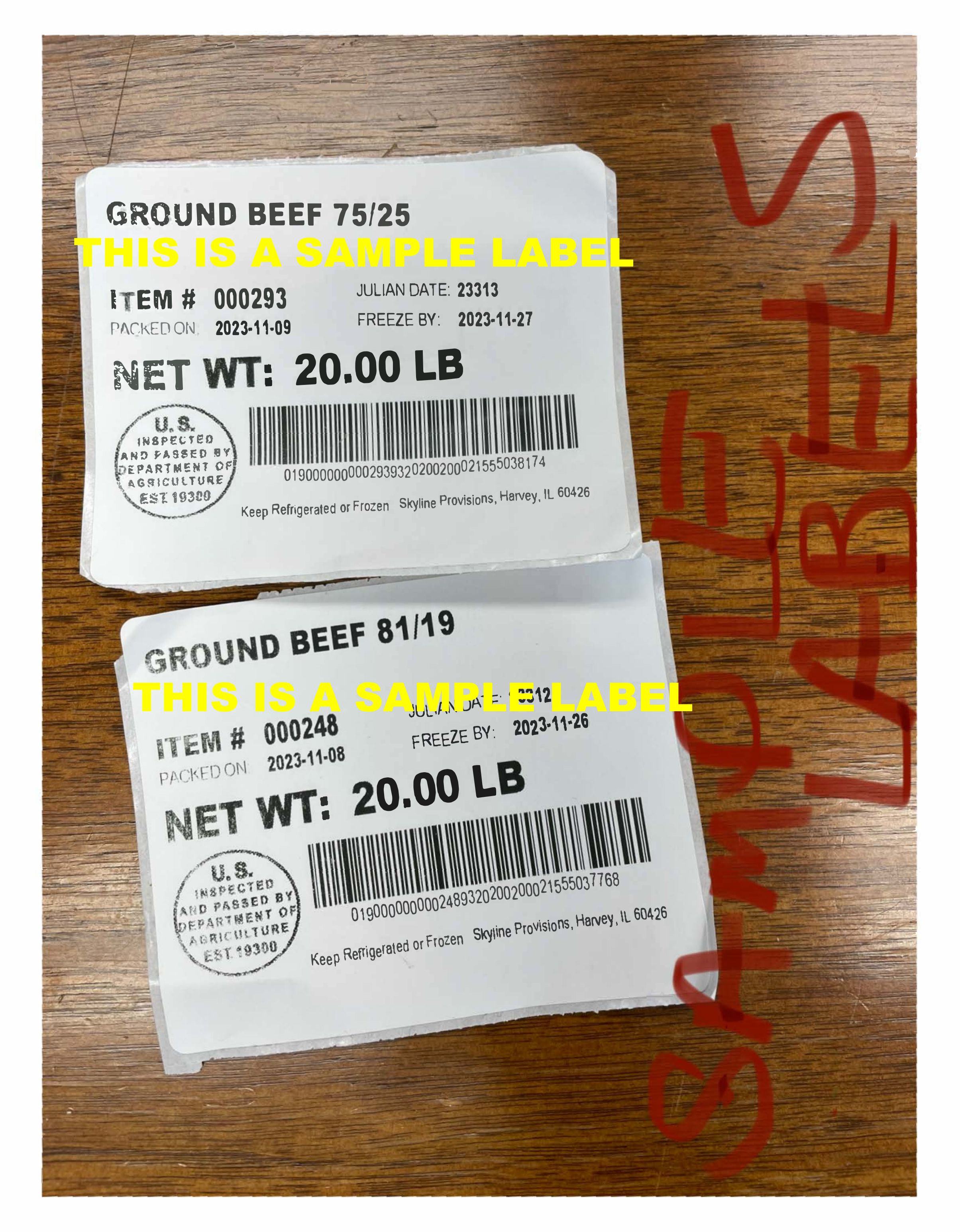 Skyline Provisions Ground Beef Recalled for Foreign Object Contamination