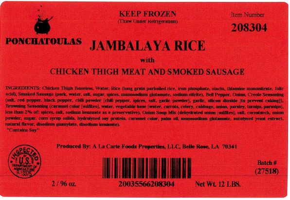 A La Carte Foods Meat and Poultry Products Recalled for Lack of Inspection