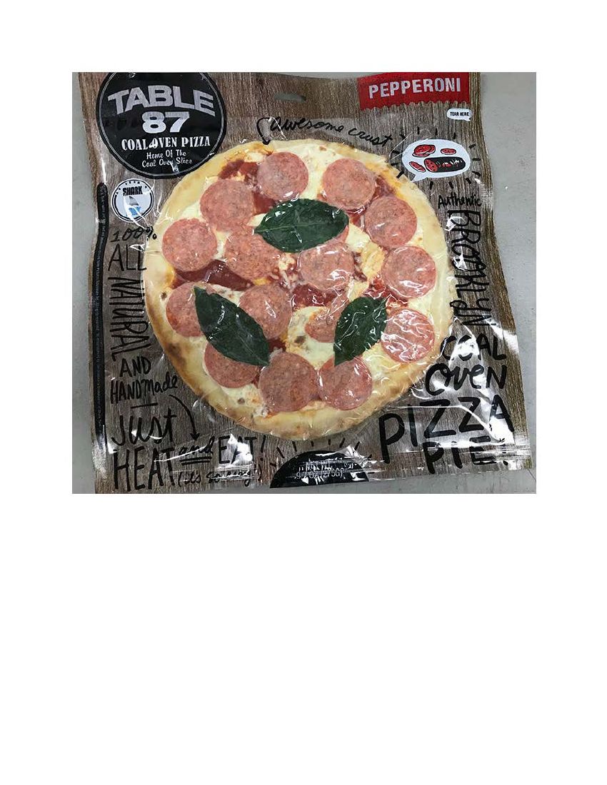 Table 87 Frozen Coal Oven Pizza Recalled for Lack of Inspection