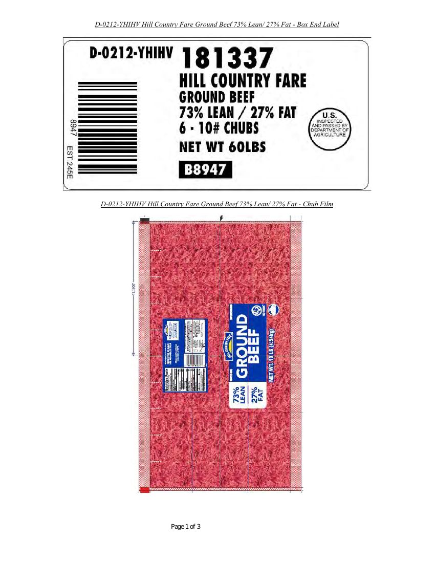 Hill Country Fare and H-E-B Ground Beef Recalled for Metal Contamination