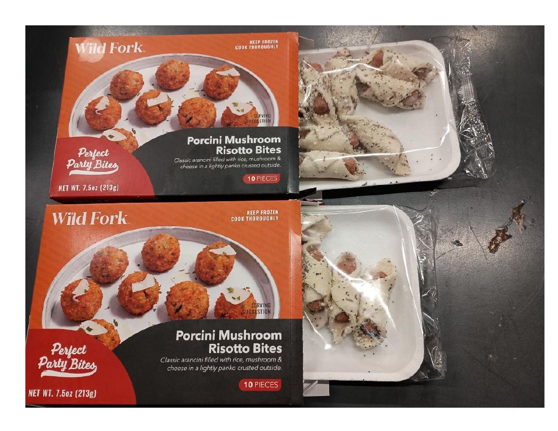 Wild Fork Porcini Mushroom Risotto Bites Recalled for Undeclared Sesame