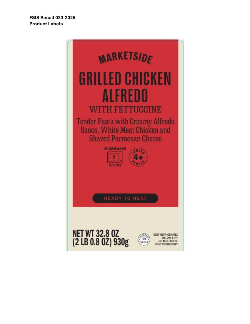 Marketside and Home Chef Chicken Fettuccine Alfredo Recalled for Listeria