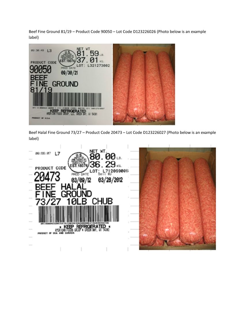 American Foods Group Ground Beef Recalled for Possible E. coli Contamination