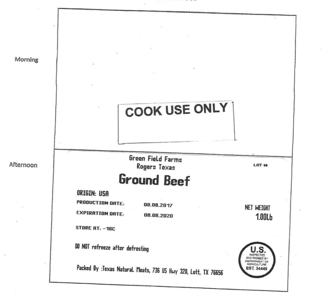 Green Field Farms Ground Beef Recalled for Possible E. coli O103