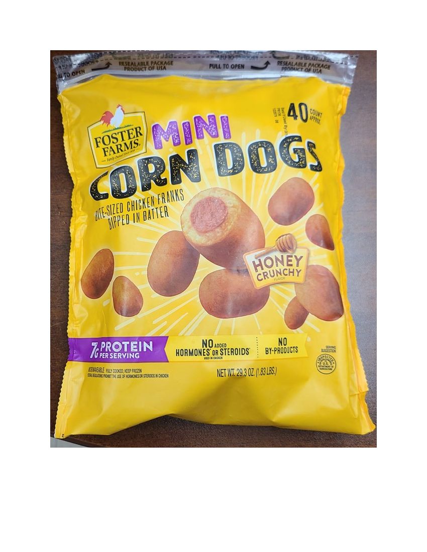 Foster Farms Mini Corn Dogs Recalled for Possible Spoilage