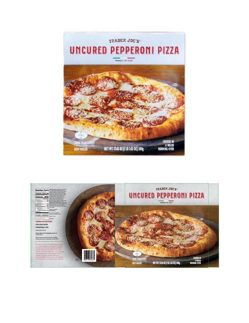Trader Joe's Uncured Pepperoni Pizza Issued Public Health Alert