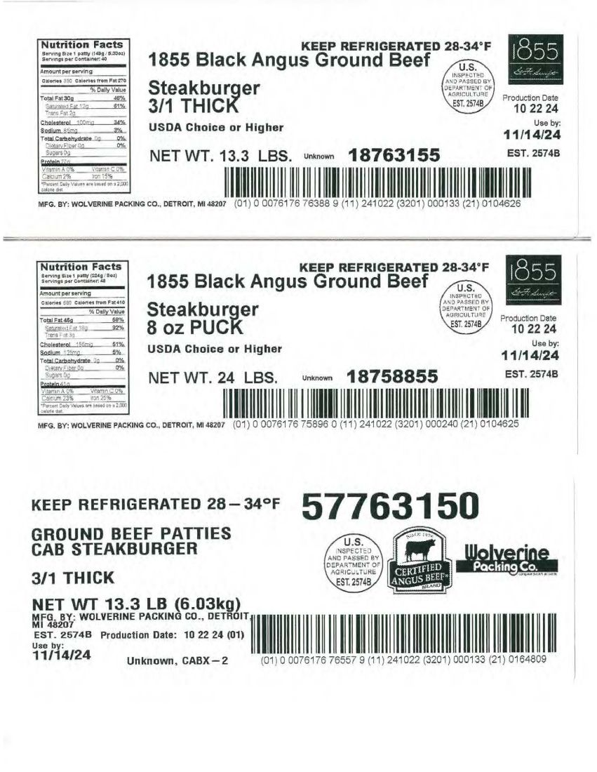 Wolverine Packing Co. Ground Beef Recalled for Possible E. coli O157:H7