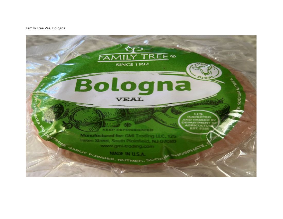 Gaiser's Ready-to-Eat Bologna Recalled for Undeclared Meat and Poultry