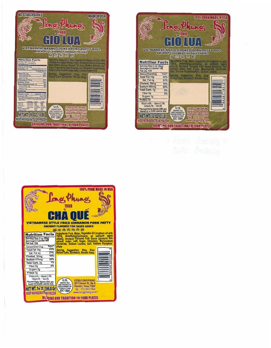 Long Phung Pork Patty Rolls Recalled for Possible Listeria Contamination