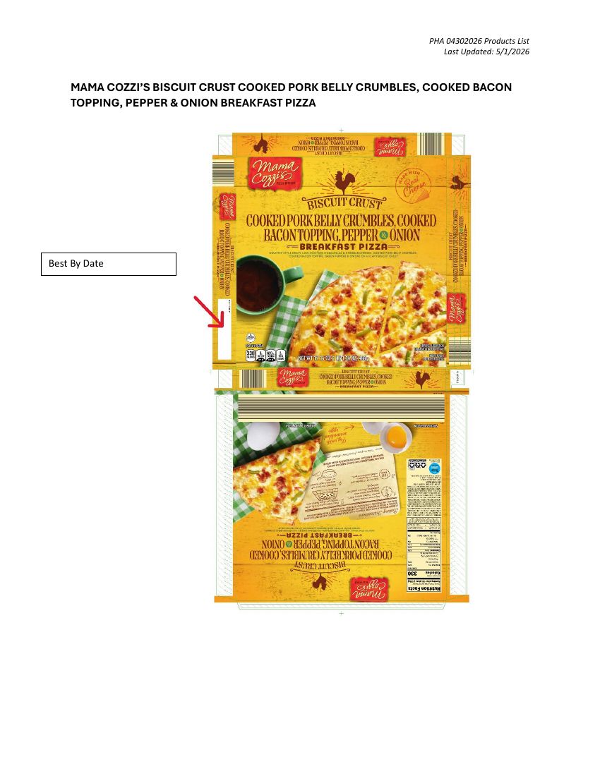 Mama Cozzi's, Great Value, and Other Pizzas and Pork Rinds Recalled for Salmonella