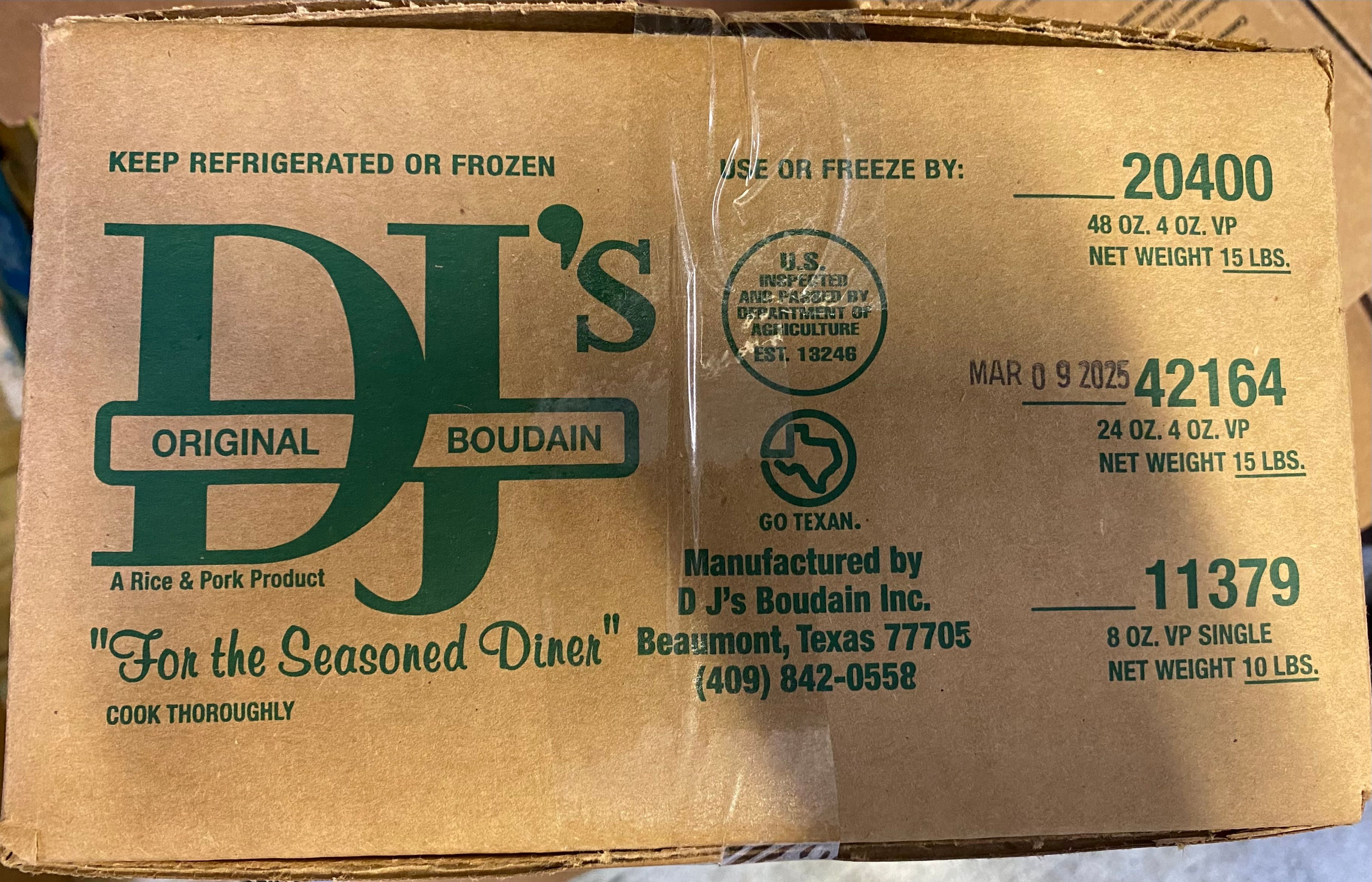 DJ’s Boudain LLC Sausage Link Products Recalled for Pen Fragments