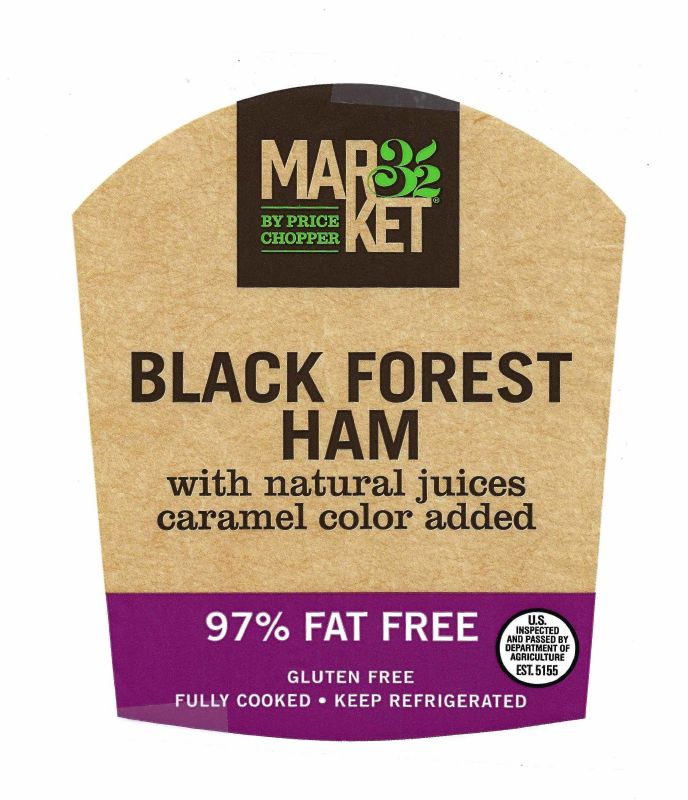 Market 32 Black Forest Ham Recalled for Possible Plastic Contamination