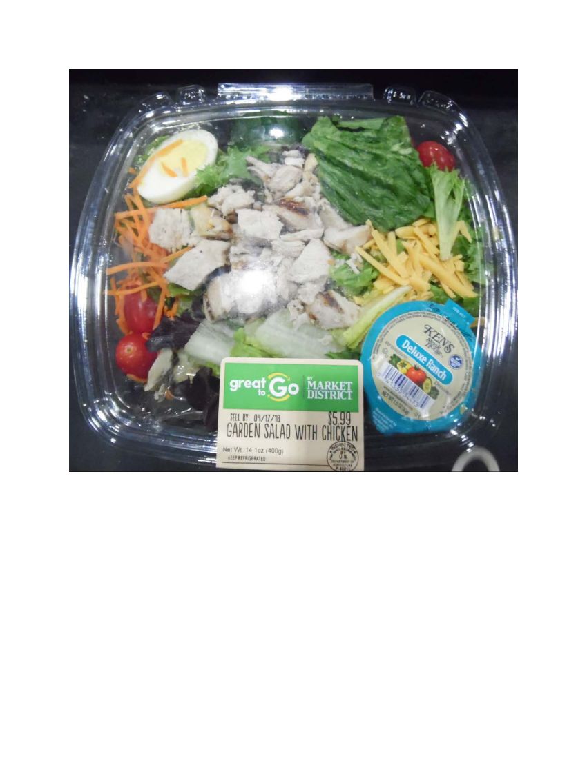 Great to Go Salad Products Recalled for Possible E. coli Contamination