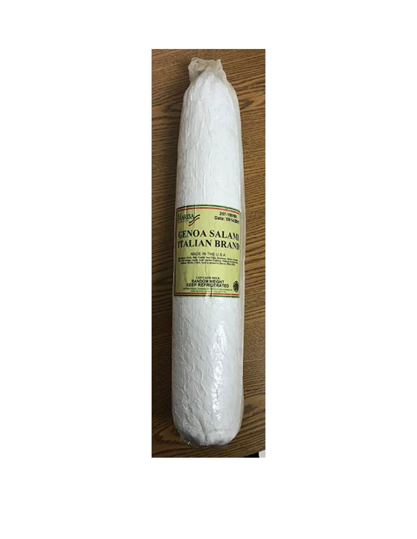 Marisa Genoa Salami Recalled for Potential Metal Shavings Contamination