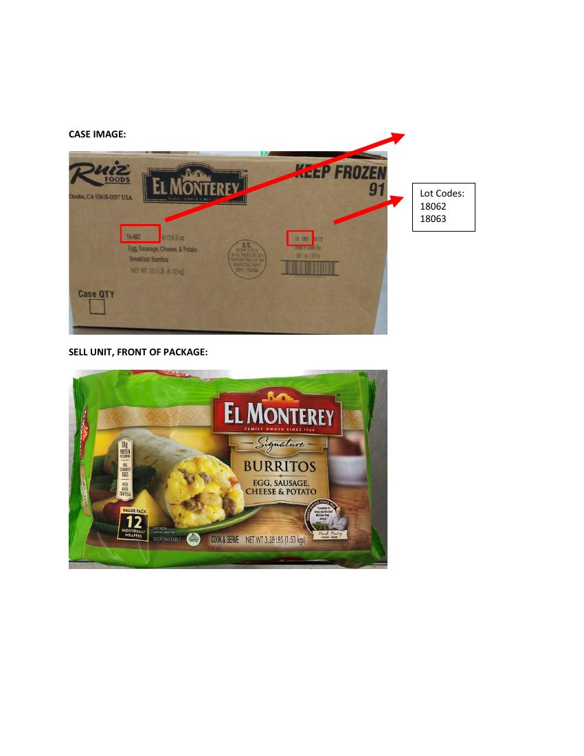 El Monterey Breakfast Burritos Recalled for Plastic Contamination