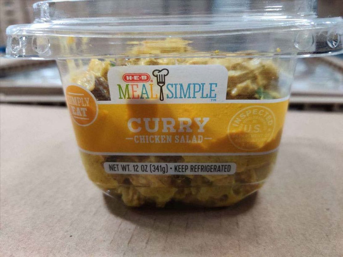 HEB Meal Simple Curry Chicken Salad Recalled for Undeclared Pecans
