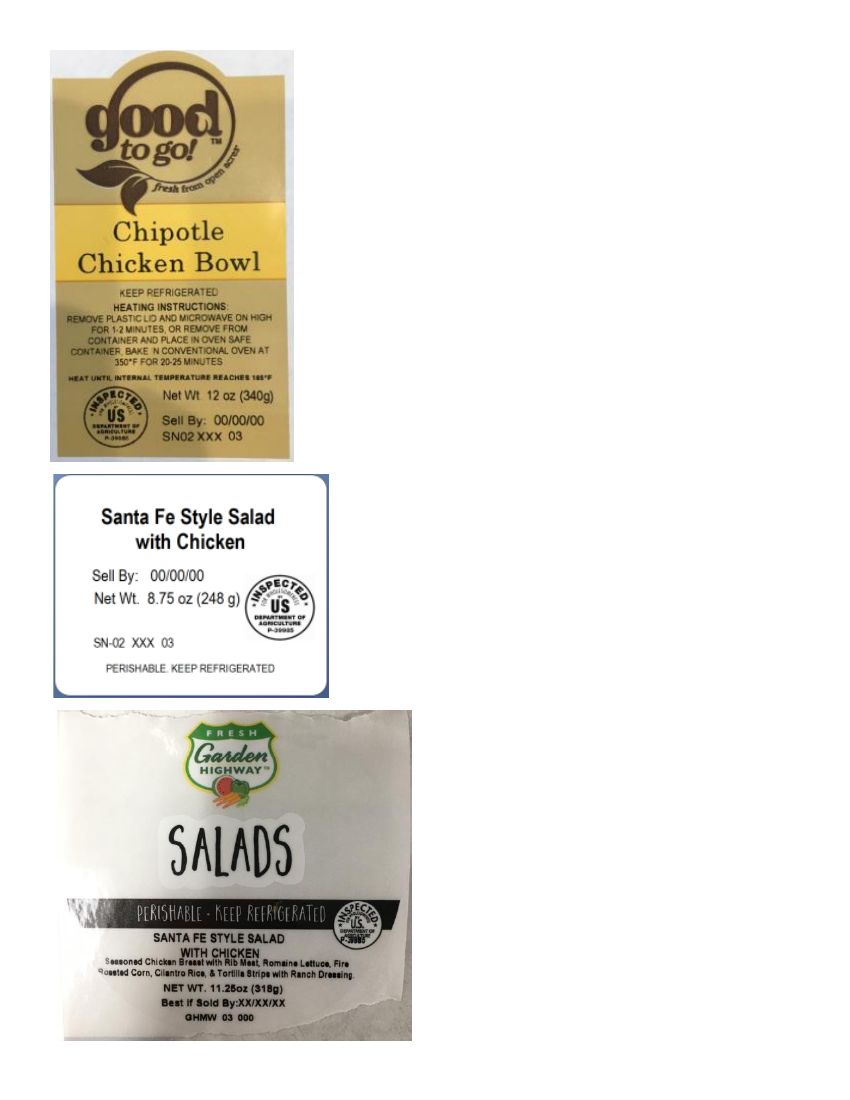 Good & deLISH and Fresh Garden Highway Salads Recalled for Salmonella and Listeria