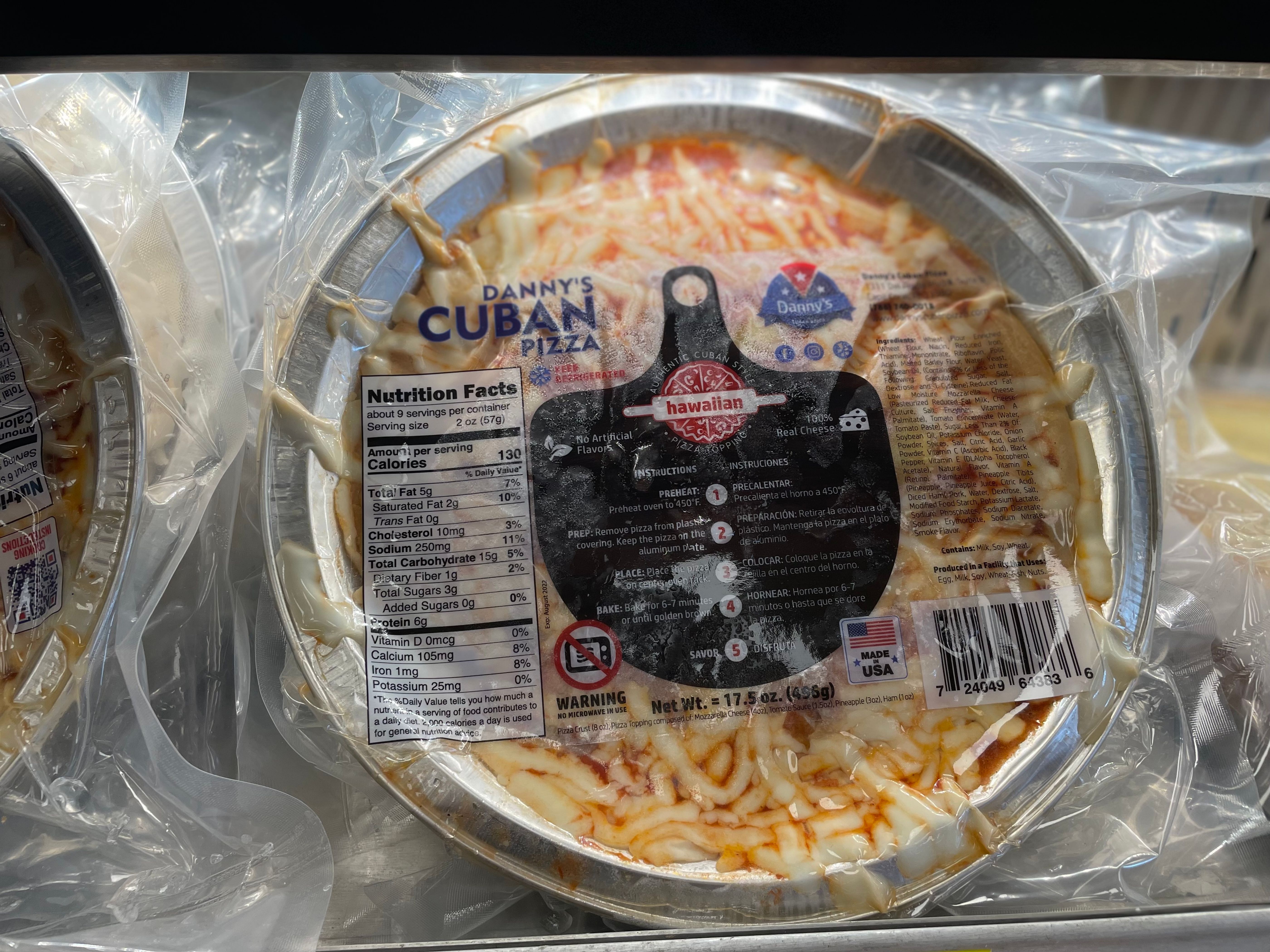 Danny’s Cuban Pizza Products Recalled for Lack of Inspection