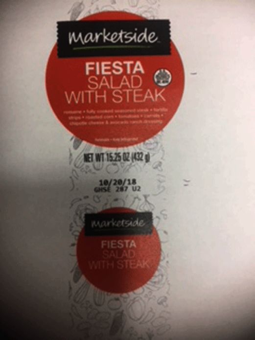 Marketside Fiesta Salad with Steak Recalled for Salmonella and Listeria