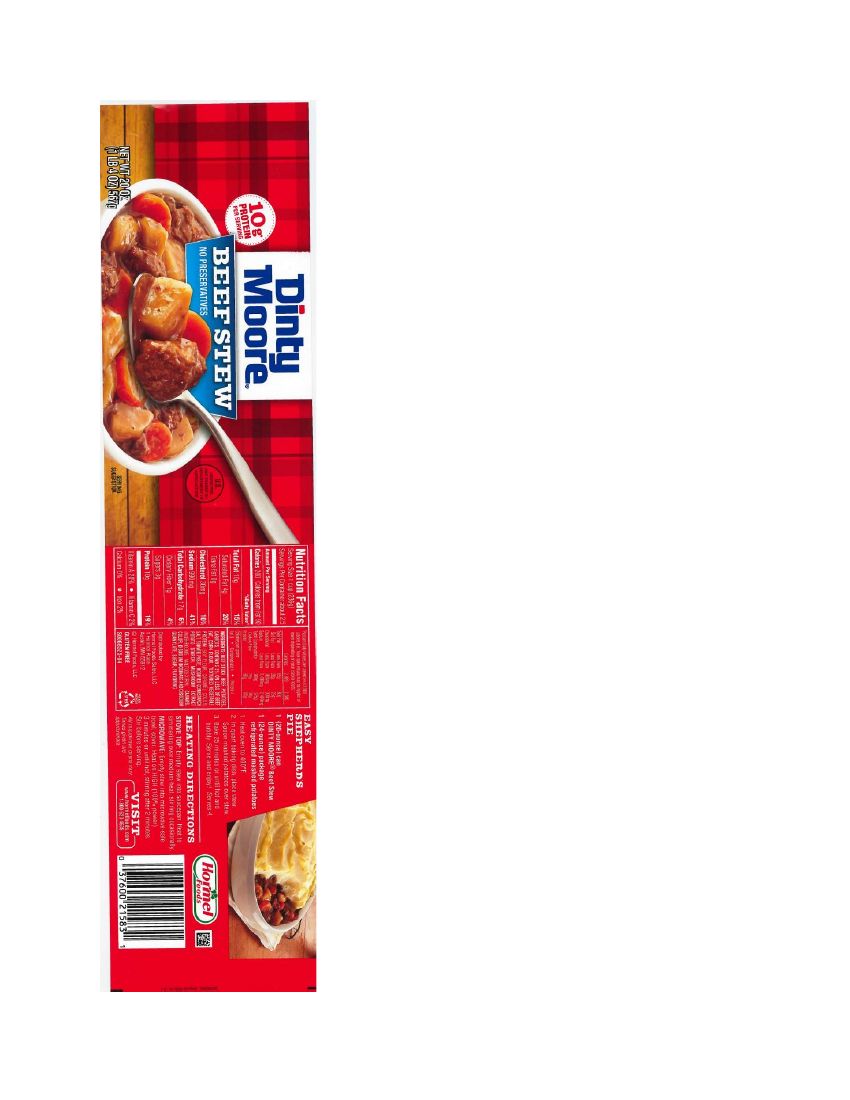 Dinty Moore Beef Stew Recalled for Potential Wood Contamination