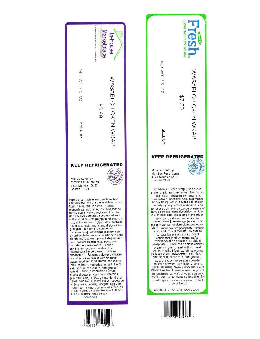 Wasabi Chicken Wraps Recalled for Undeclared Milk