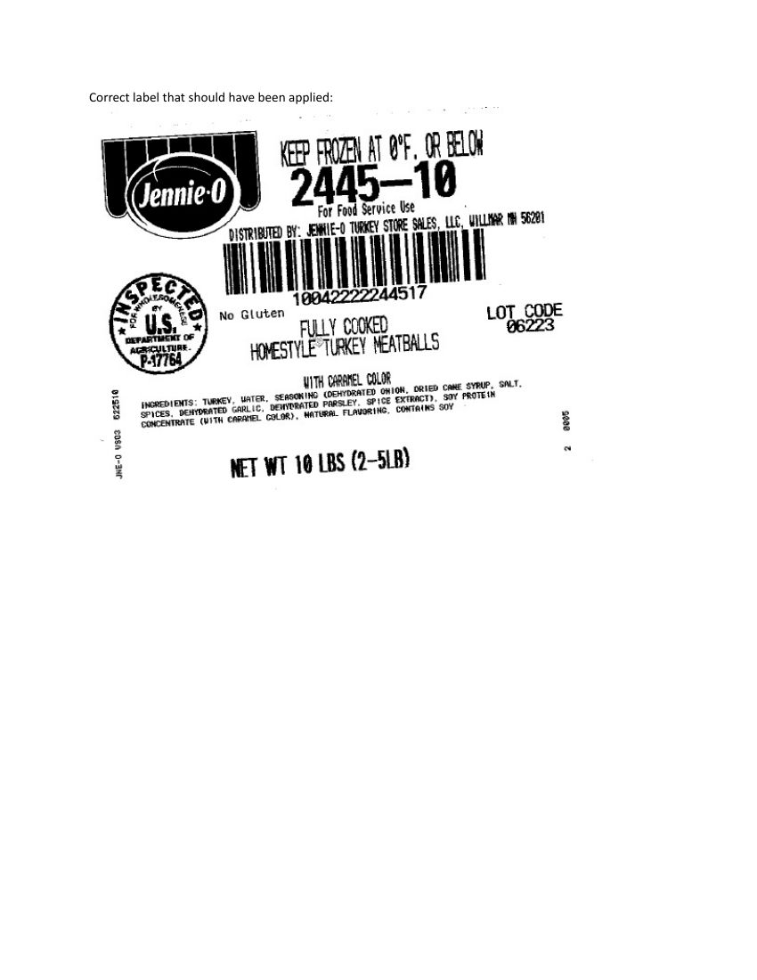 Jennie-O Fully Cooked Turkey Sausage Patties Recalled for Undeclared Soy
