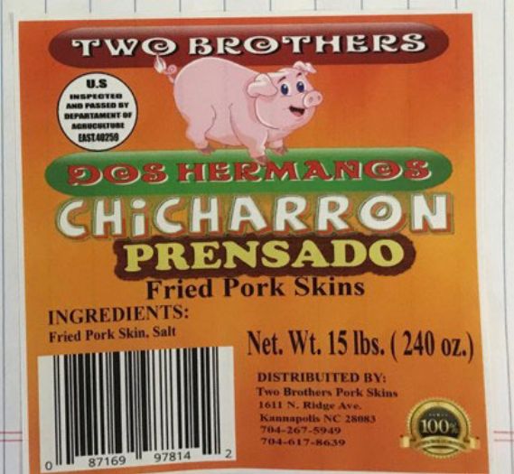 Two Brothers Pork Skin Products Recalled for Misbranding and Safety Risks