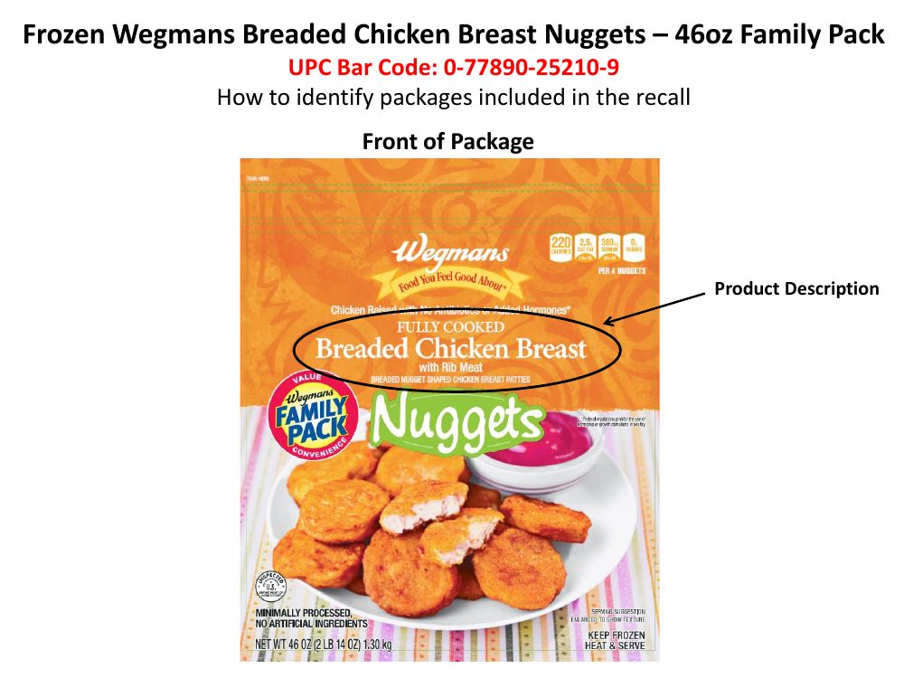 Wegmans Frozen Chicken Breast Nuggets Recalled for Bone Fragments
