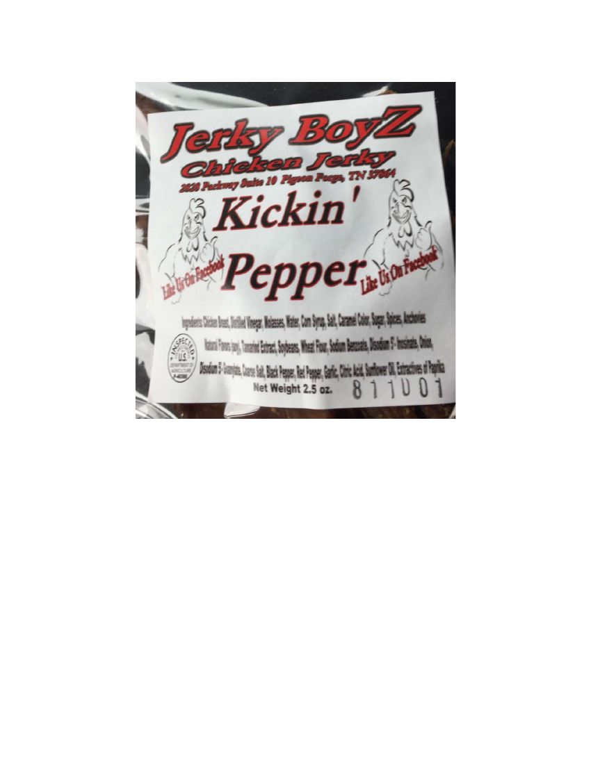 Jerky BoyZ Chicken Jerky Recalled for Possible Underprocessing
