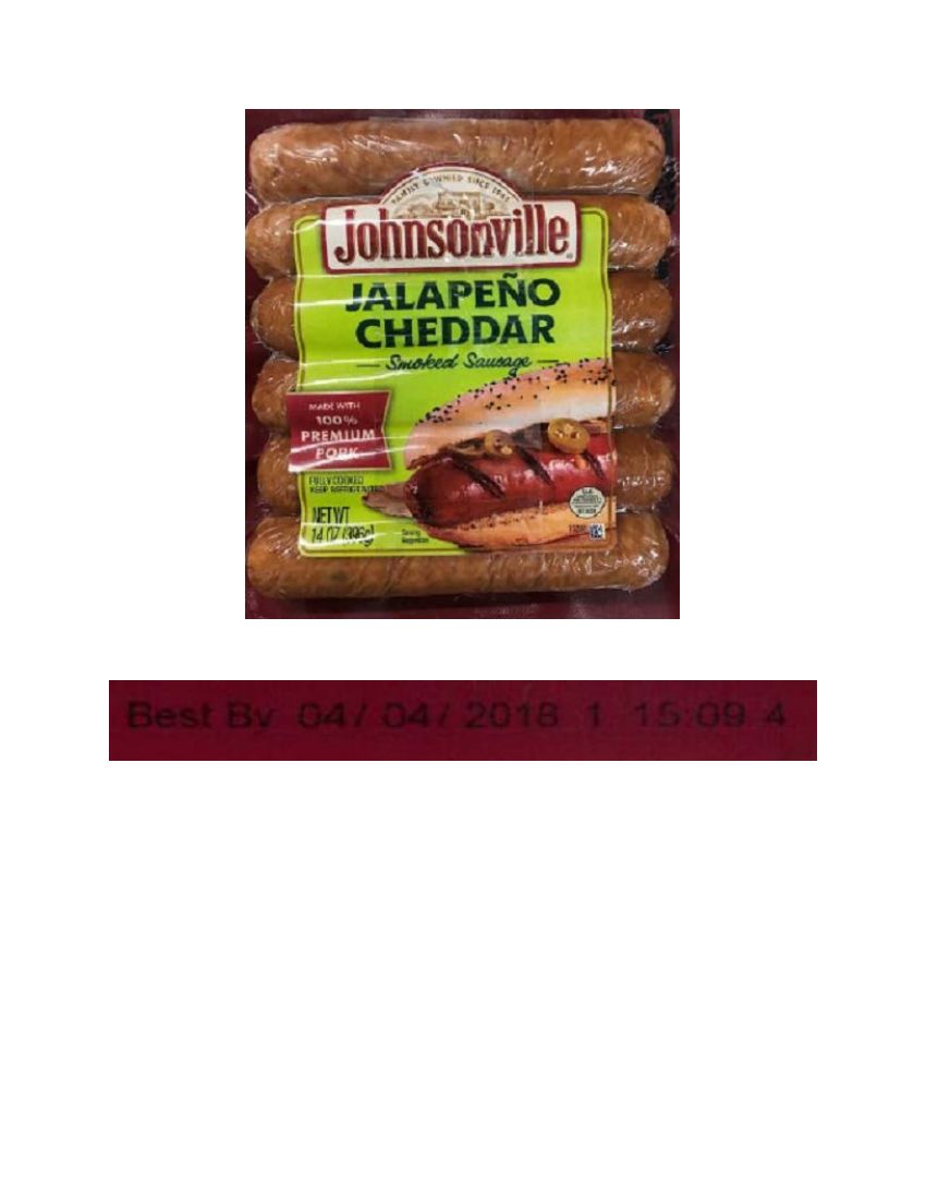 Johnsonville Jalapeño Cheddar Smoked Sausage Recalled for Plastic Contamination