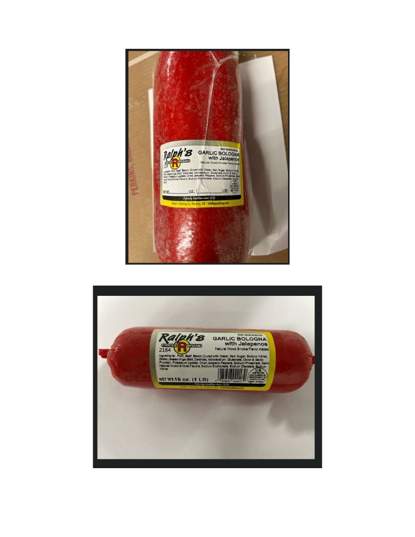 Ralph’s Circle R Brand Garlic Bologna Recalled for Undeclared Milk