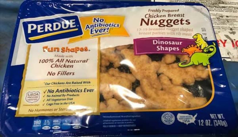 Perdue Fun Shapes Chicken Breast Nuggets Recalled for Undeclared Milk