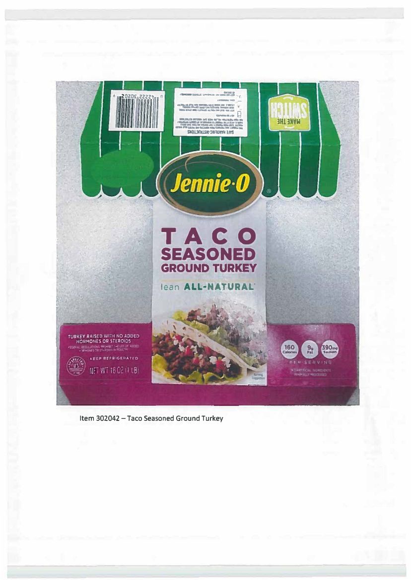 Jennie-O Ground Turkey Recalled for Possible Salmonella Contamination