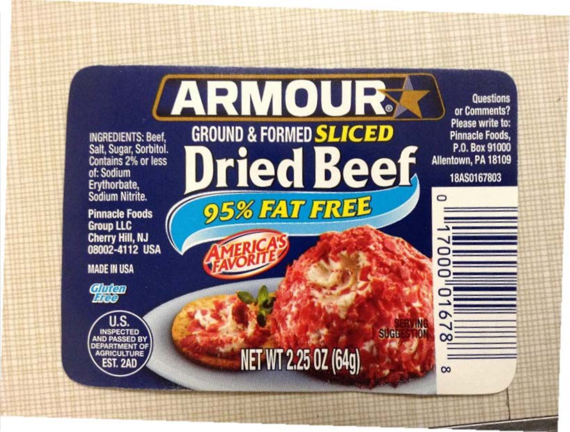 Armour Sliced Dried Beef Recalled for Potential Bacterial Contamination