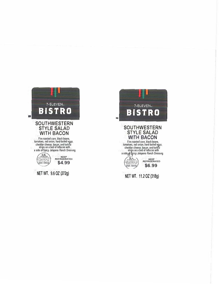 7-Eleven Bistro Southwest Style Salads Recalled for Salmonella and Listeria