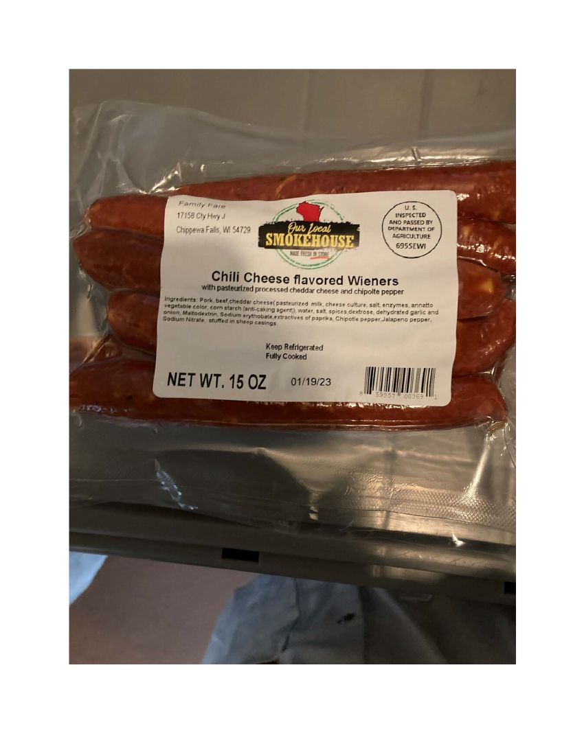 Our Local SMOKEHOUSE Chili Cheese Wieners Recalled for Listeria