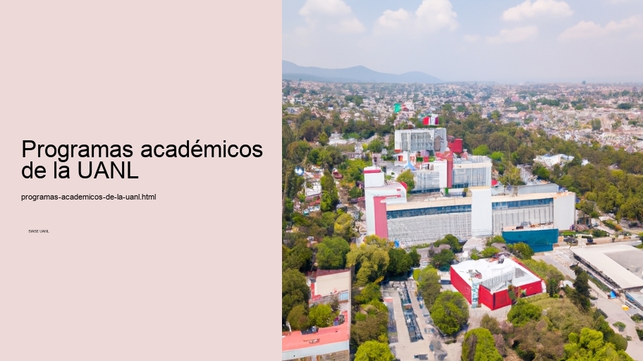 Programas académicos de la UANL