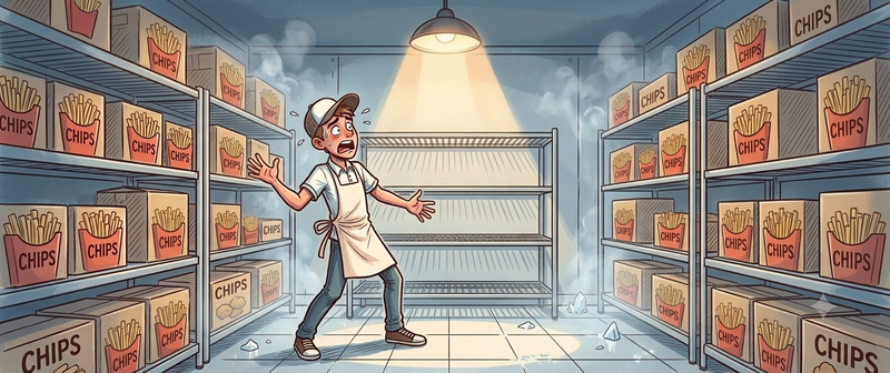 out of burgers!
