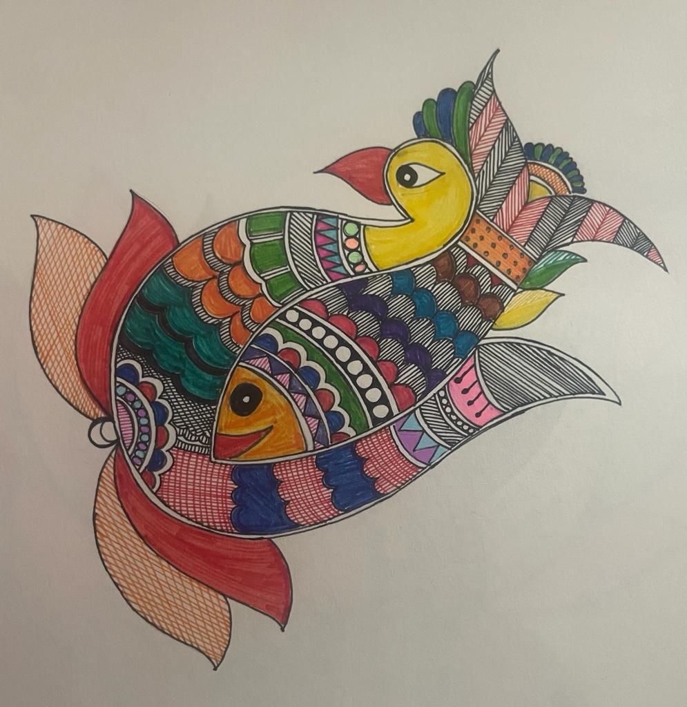 Live online Madhubani Art Class II