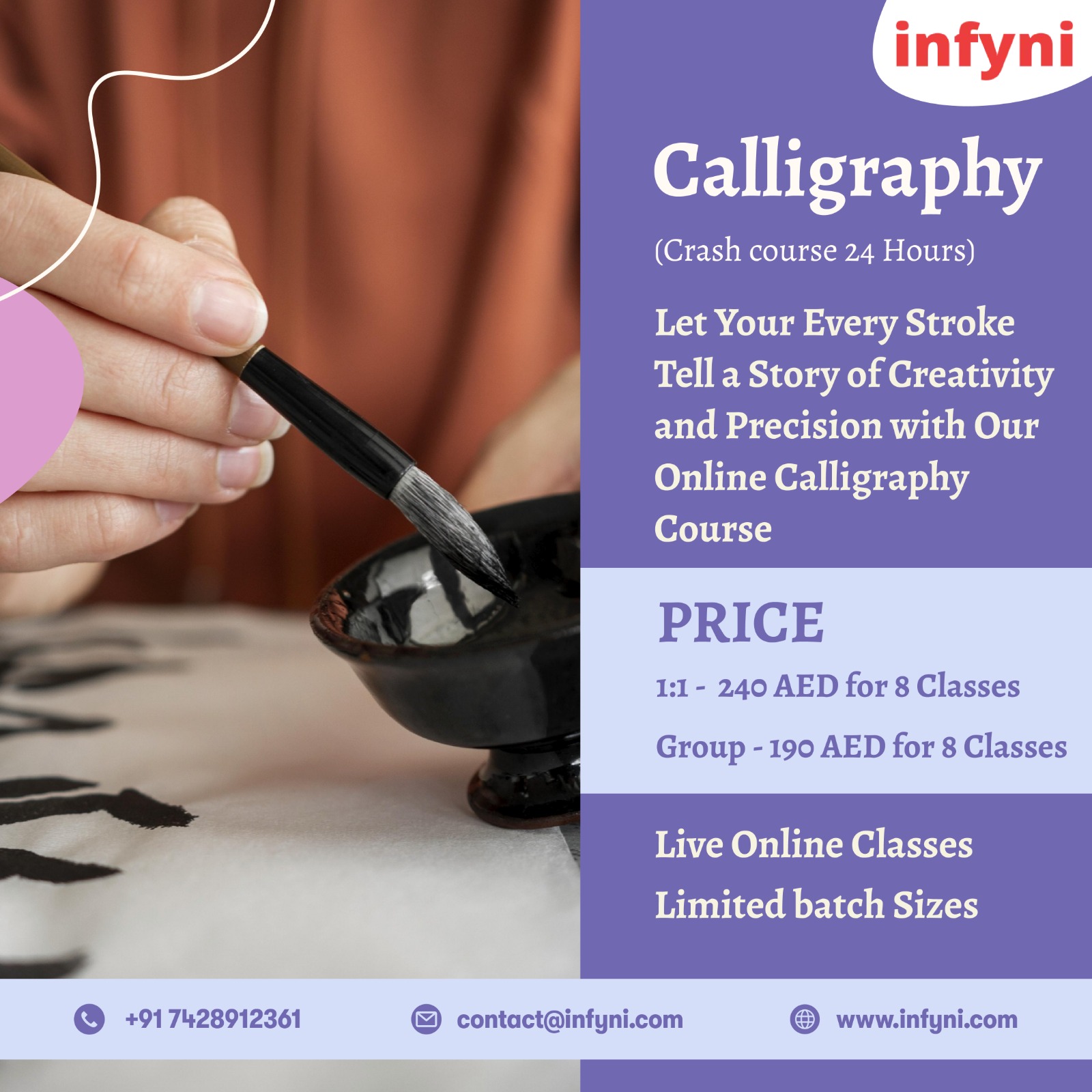 Calligraphy Masterclass Live Online