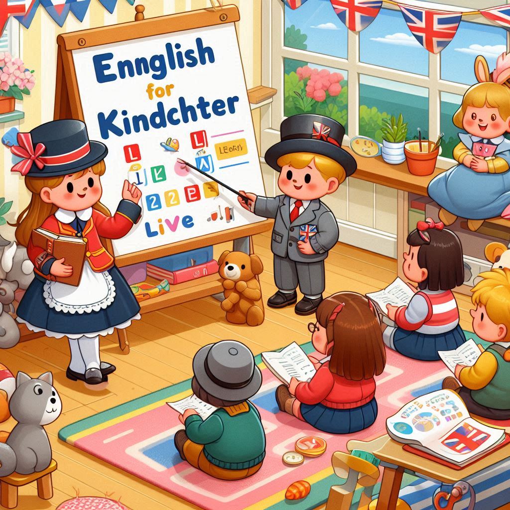 English Classes for Kindergarten - Live