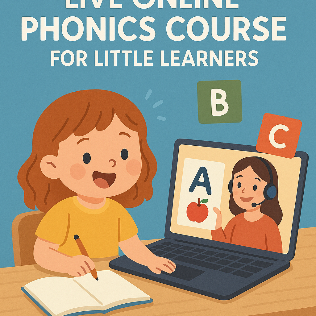 Live Online Phonics Course for Little Learners