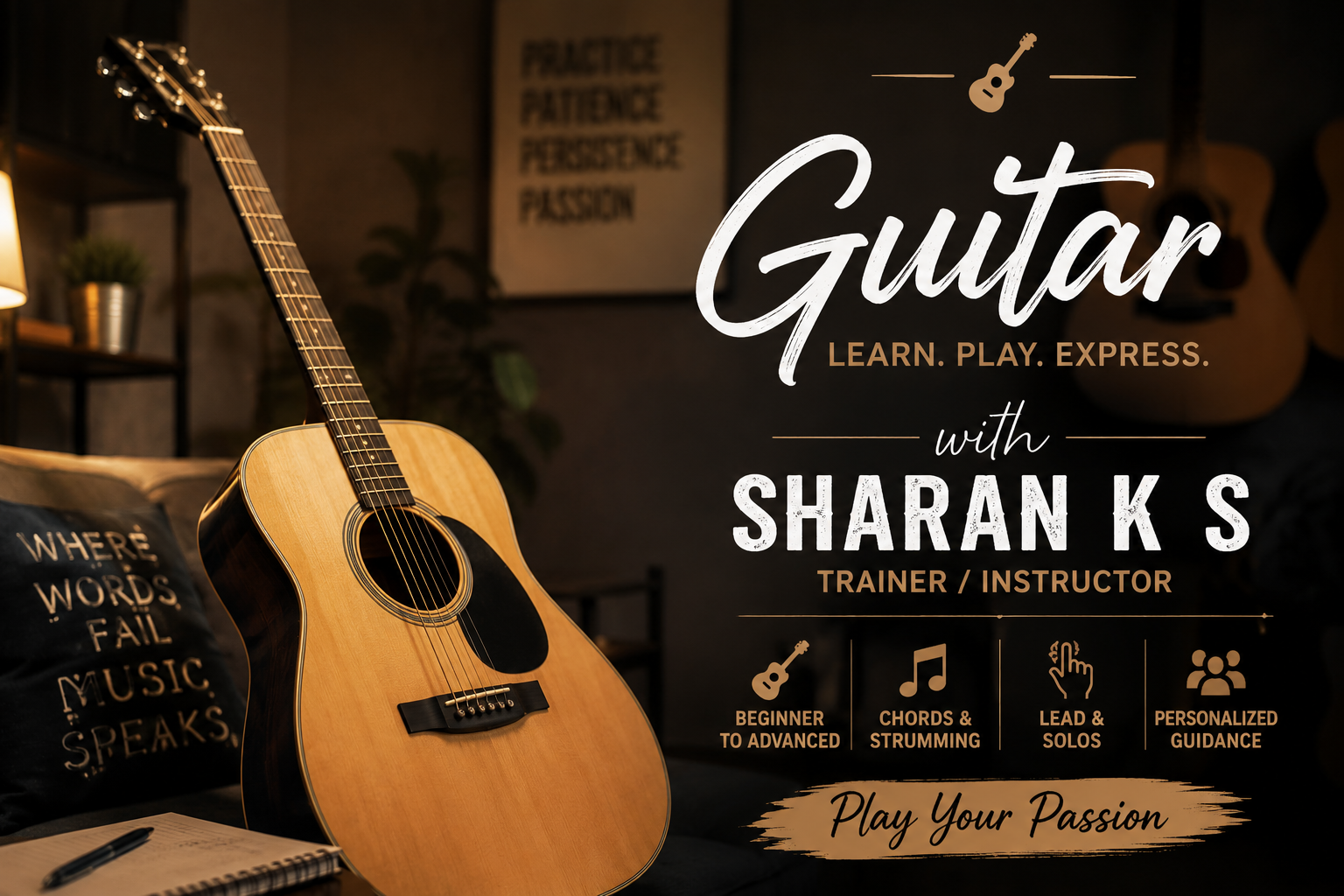 Guitar Performance and Rhythmic Practice Training Program
