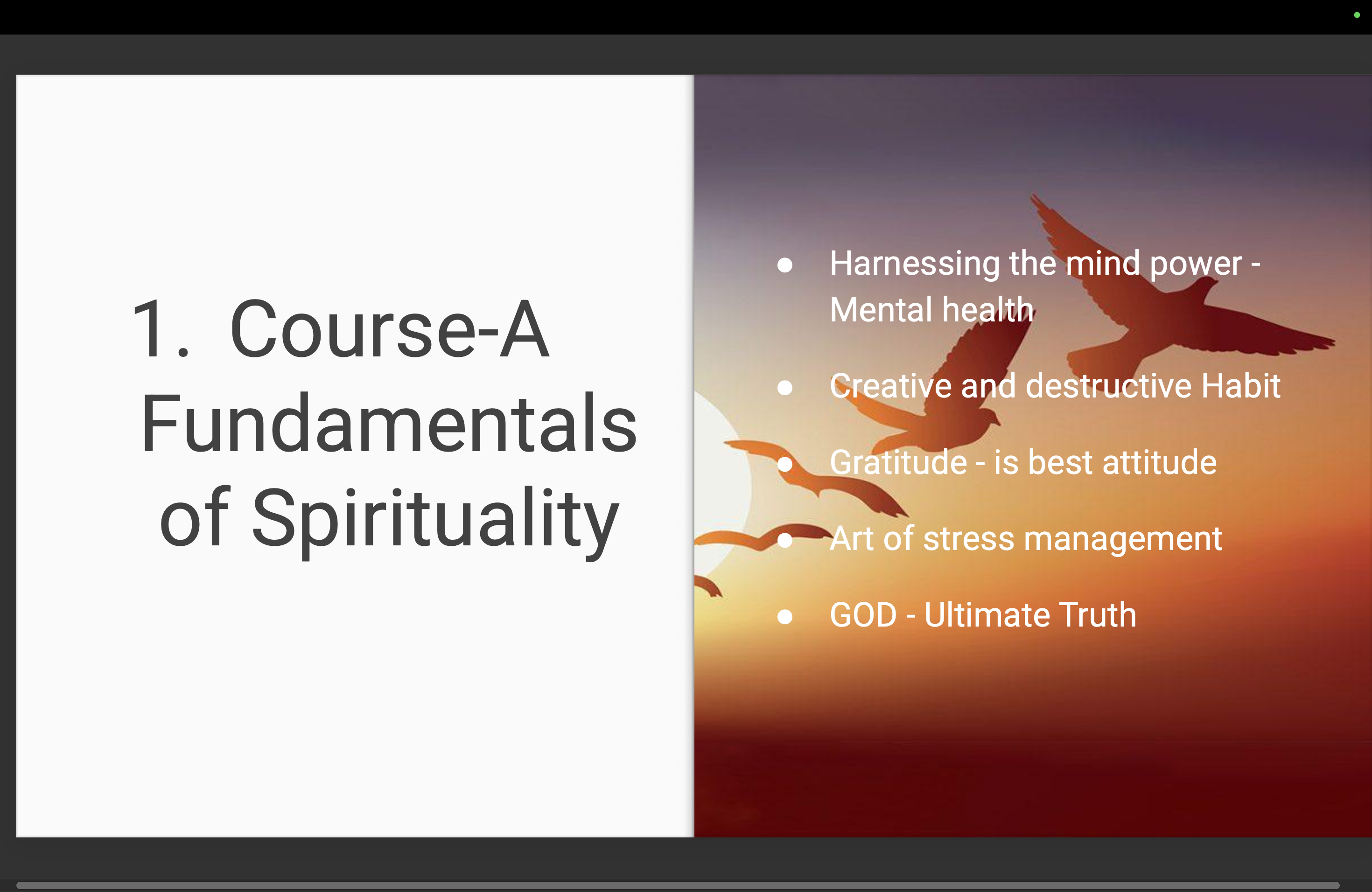 Life Lessons from Bhagavad Gita - A Thematic Presentation